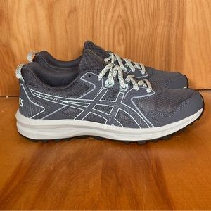 Womens 6.5 Asics Trail Scout Athletic Shoes Grey Green SEF1596